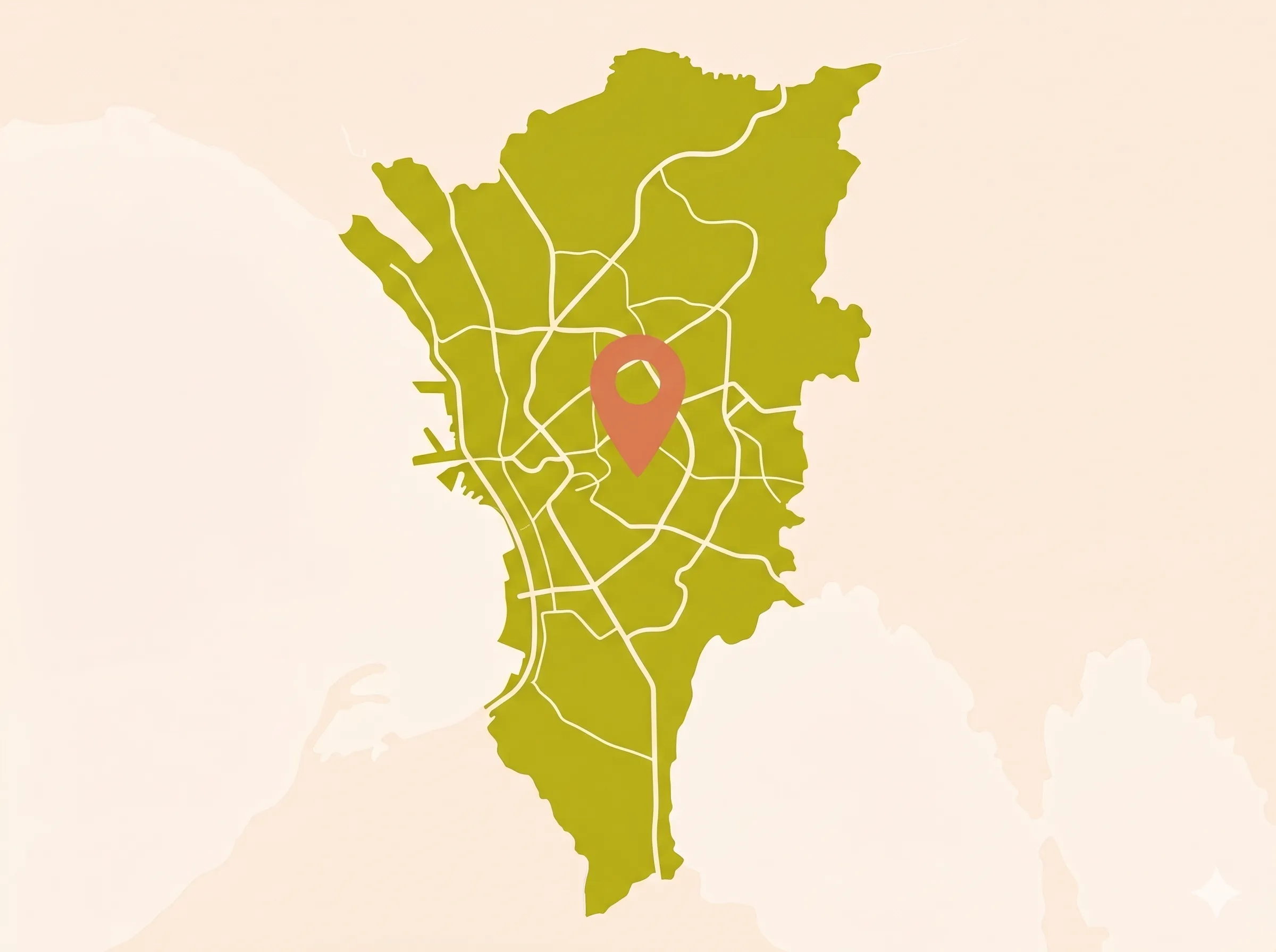 Metro Manila map